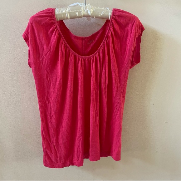 Ann Taylor Loft pink women’s top size small - Picture 2 of 7